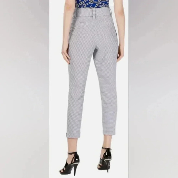 Women's Calvin Klein Printed Tie-Waist Pants, Navy Blue/White, Size 6, NWT - Picture 4 of 15